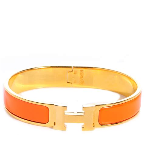 hermes enamel narrow clic clac h bracelet pm make up|hermes h bracelets.